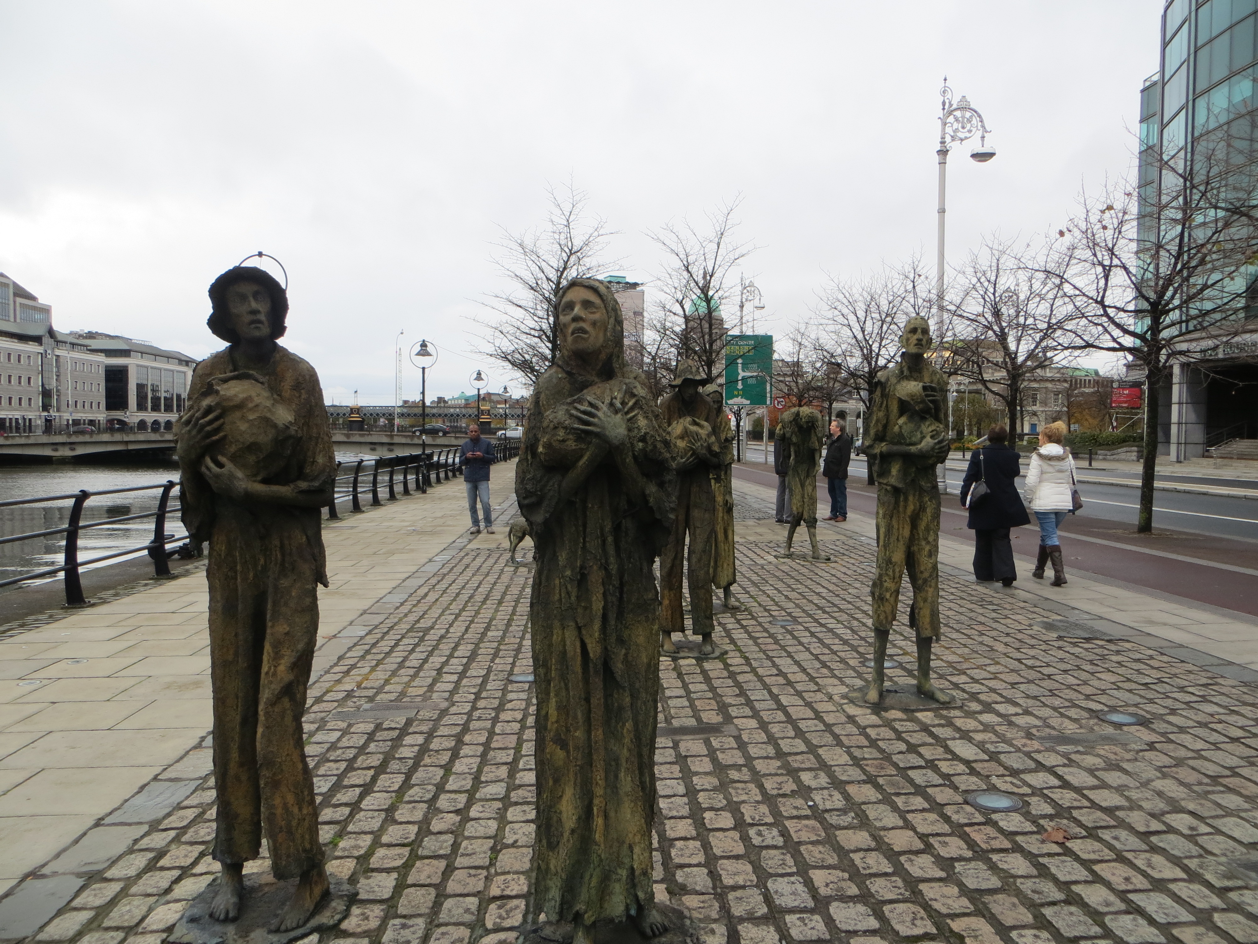 A Grande Fome na Irlanda - The Great Famine Memorial