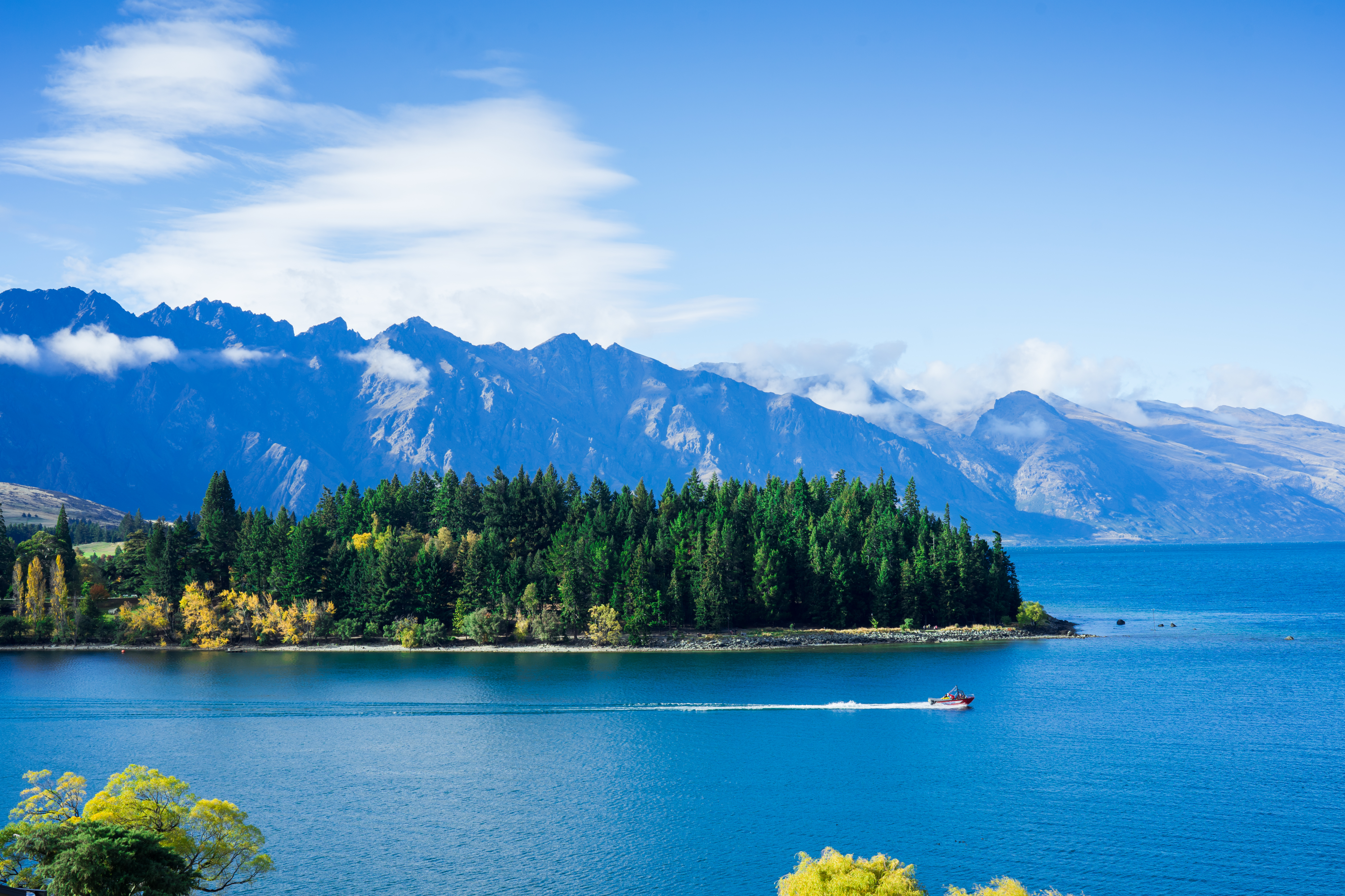 Lago-cristalino-Lake-Wakatipu-Nova-Zelândia