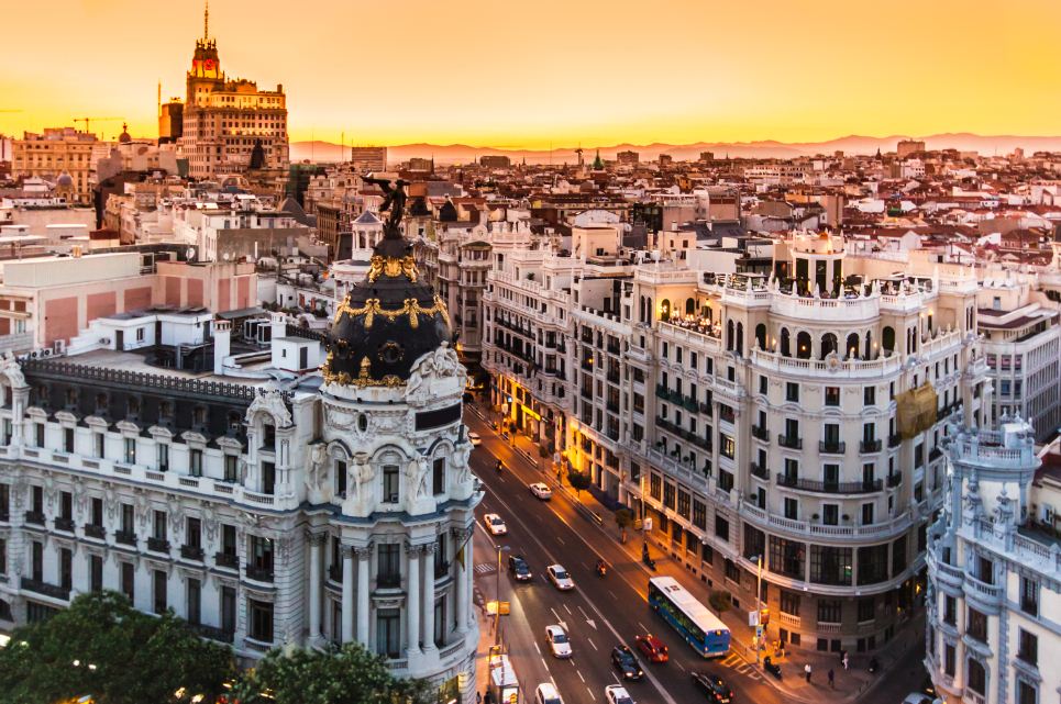 Gran-Vía-intercâmbio-em-Madri