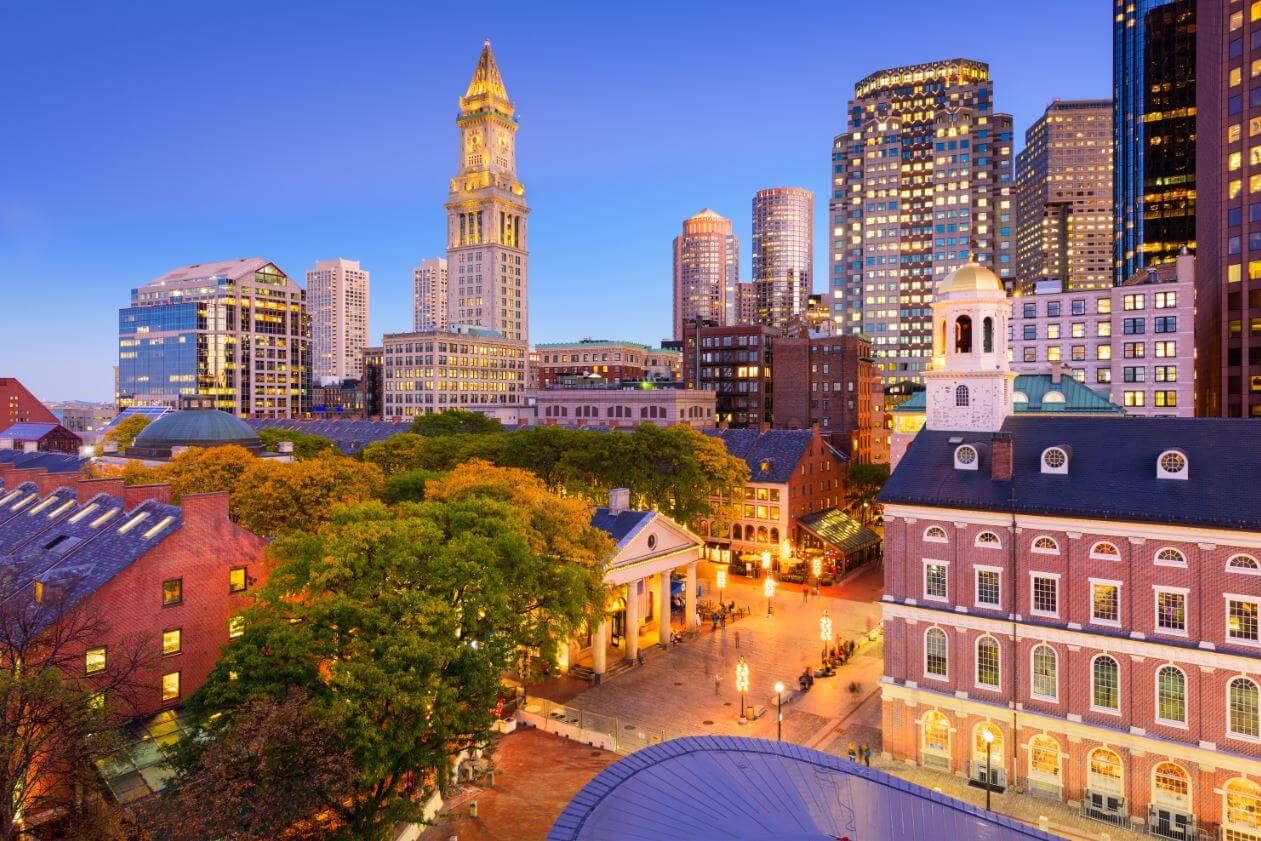 Cidade De Boston Nos Estados Unidos para intercâmbio acima de 50 anos